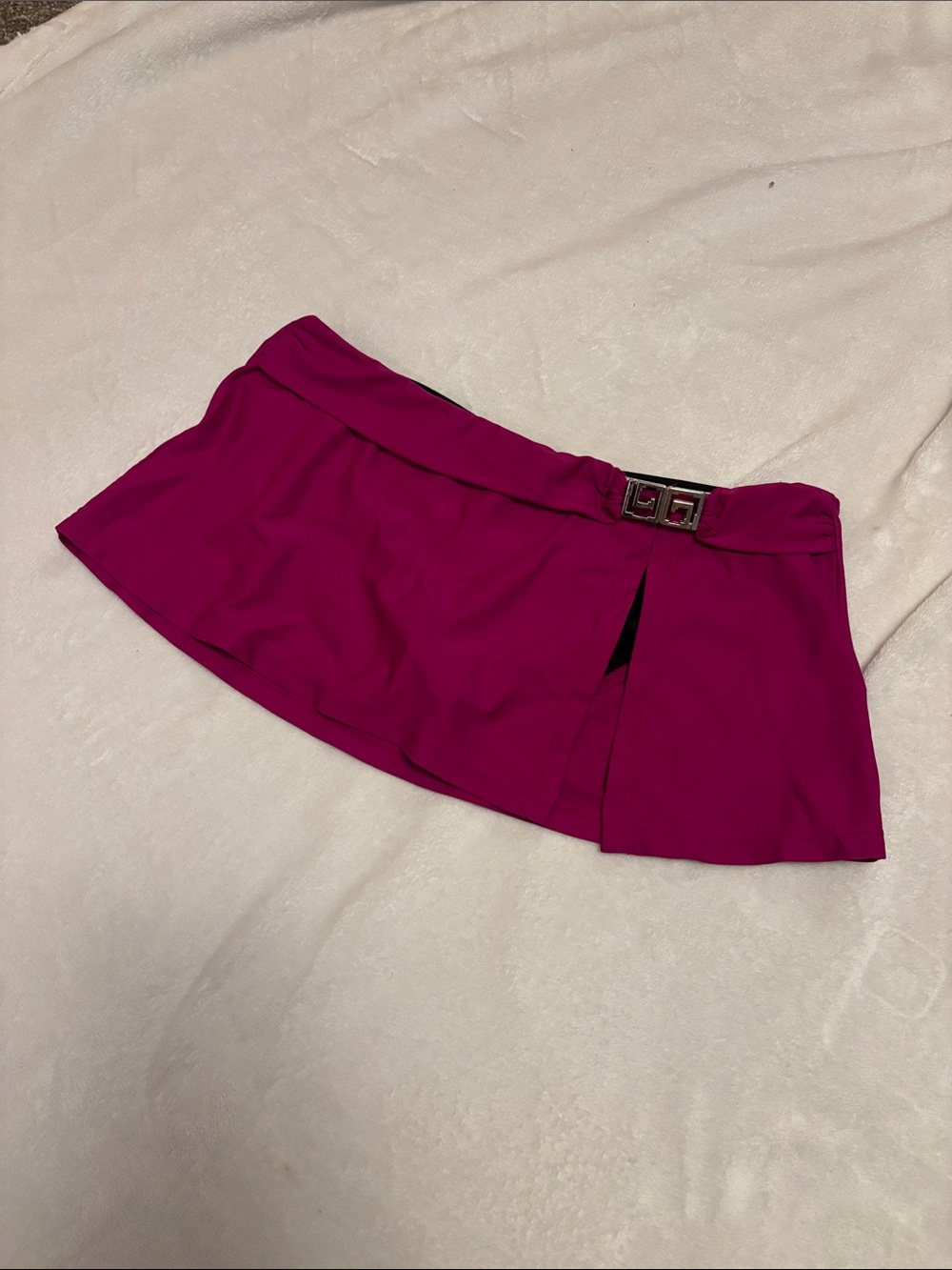 y2k purple bikini skirt bottoms / y2k Magenta bikini Mini Skirt